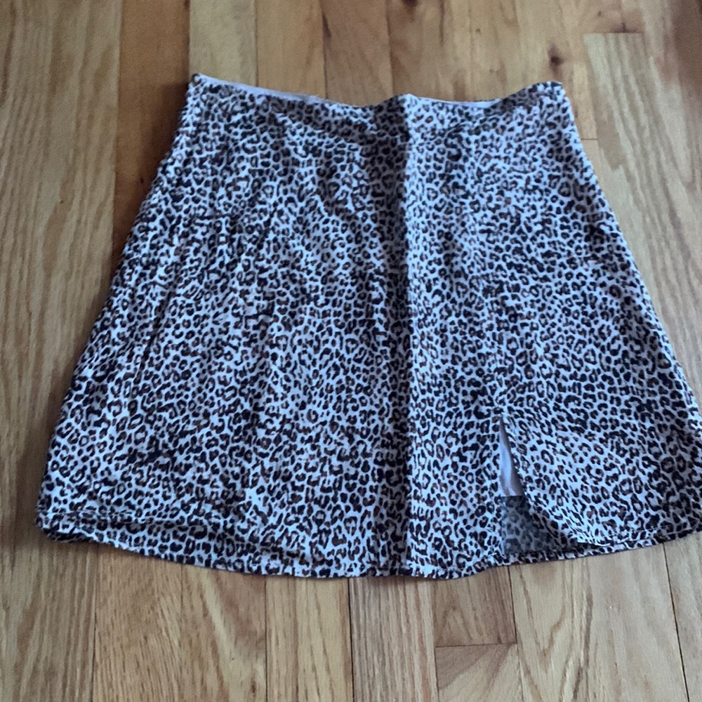 cheetah skirt